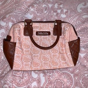 Sanrio Hello Kitty Satchel Pink & Brown